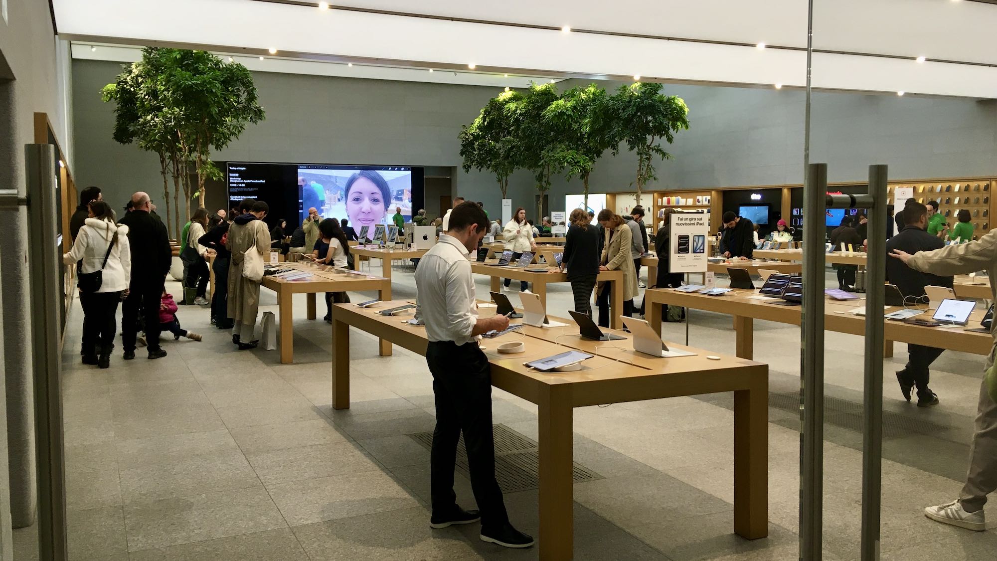 Photo of Apple store interior